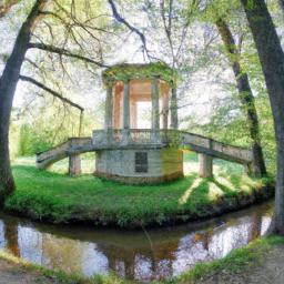 Der malerische Parc de Mon Repos in Lausanne, ein idyllischer Ort zum Entspannen, umgeben von üppigem Grün und historischen Denkmälern.