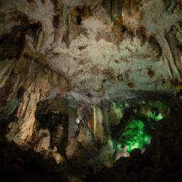 Hato Caves erstrahlt in vollem Glanz: Aufgenommen mit einem Weitwinkelobjektiv direkt vor dieser atemberaubenden Sehenswürdigkeit in Curaçao