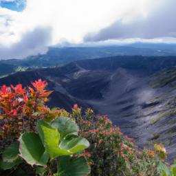 Irazú-Vulkan-Nationalpark erstrahlt in vollem Glanz: Aufgenommen mit einem Weitwinkelobjektiv direkt vor dieser atemberaubenden Sehenswürdigkeit in Cartago