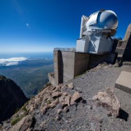 Montserrat Volcano Observatory erstrahlt in vollem Glanz: Aufgenommen mit einem Weitwinkelobjektiv direkt vor dieser atemberaubenden Sehenswürdigkeit in Montserrat