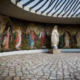 Mary, Gate of Heaven Catholic Church erstrahlt in vollem Glanz: Aufgenommen mit einem Weitwinkelobjektiv direkt vor dieser atemberaubenden Sehenswürdigkeit in Negril