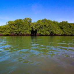 Nationalpark Cahuita erstrahlt in vollem Glanz: Aufgenommen mit einem Weitwinkelobjektiv direkt vor dieser atemberaubenden Sehenswürdigkeit in Costa Rica