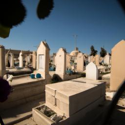 Najaf Friedhof erstrahlt in vollem Glanz: Aufgenommen mit einem Weitwinkelobjektiv direkt vor dieser atemberaubenden Sehenswürdigkeit in Irak