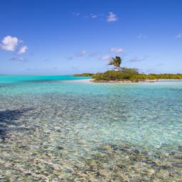 Salt Cay erstrahlt in vollem Glanz: Aufgenommen mit einem Weitwinkelobjektiv direkt vor dieser atemberaubenden Sehenswürdigkeit in Turks- und Caicosinseln