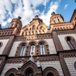 St. St. Cyril and Methodius Church erstrahlt in vollem Glanz: Aufgenommen mit einem Weitwinkelobjektiv direkt vor dieser atemberaubenden Sehenswürdigkeit in Sozopol