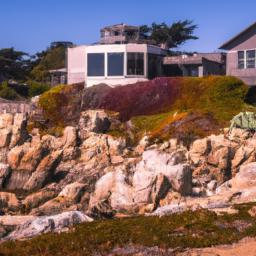 Pacific Grove Marine Gardens Park erstrahlt in vollem Glanz: Aufgenommen mit einem Weitwinkelobjektiv direkt vor dieser atemberaubenden Sehenswürdigkeit in Monterey