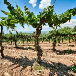 Plantaze Vineyard, Podgorica erstrahlt in vollem Glanz: Aufgenommen mit einem Weitwinkelobjektiv direkt vor dieser atemberaubenden Sehenswürdigkeit in Podgorica