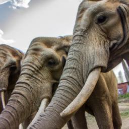 Zoo Kosice erstrahlt in vollem Glanz: Aufgenommen mit einem Weitwinkelobjektiv direkt vor dieser atemberaubenden Sehenswürdigkeit in Kosice